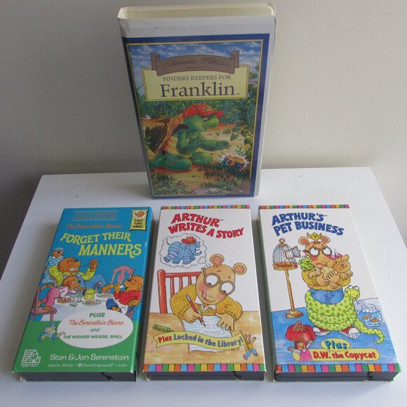 VHS Tapes - Animated Stories: Franklin, Berenstain Bears, Arthur - Picture 1 of 10